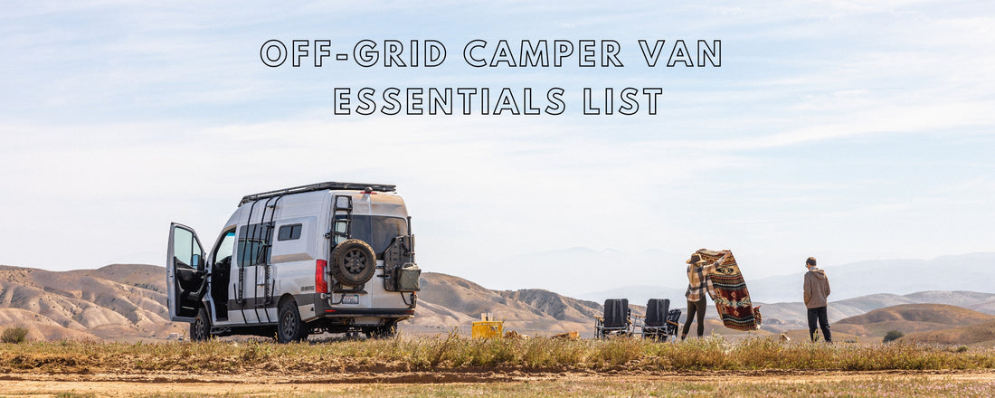 OFF-GRID CAMPER VAN ESSENTIALS