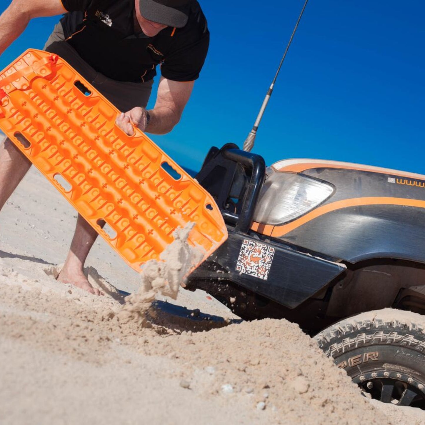 MAXTRAX MKII Recovery Boards - Safety Orange