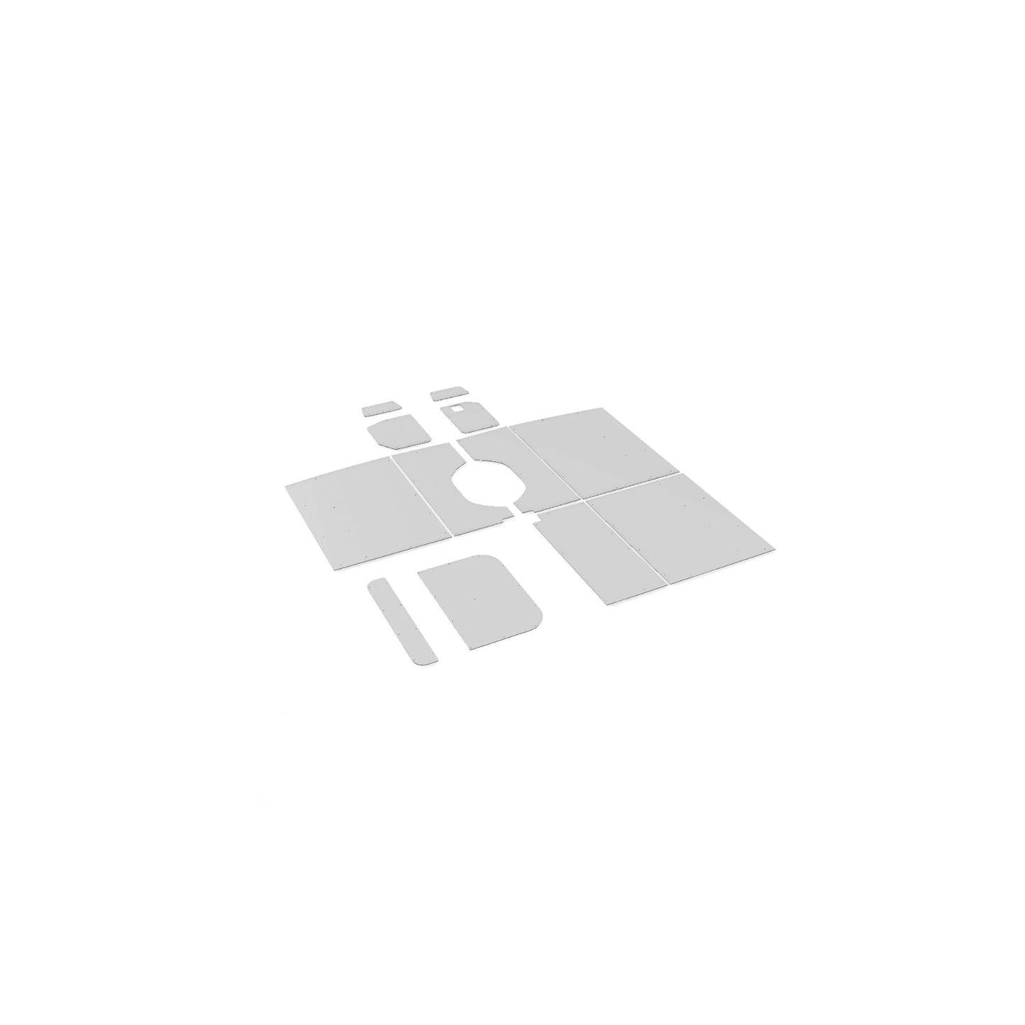 Sprinter 144 Wall Panel Kit - Upholstered