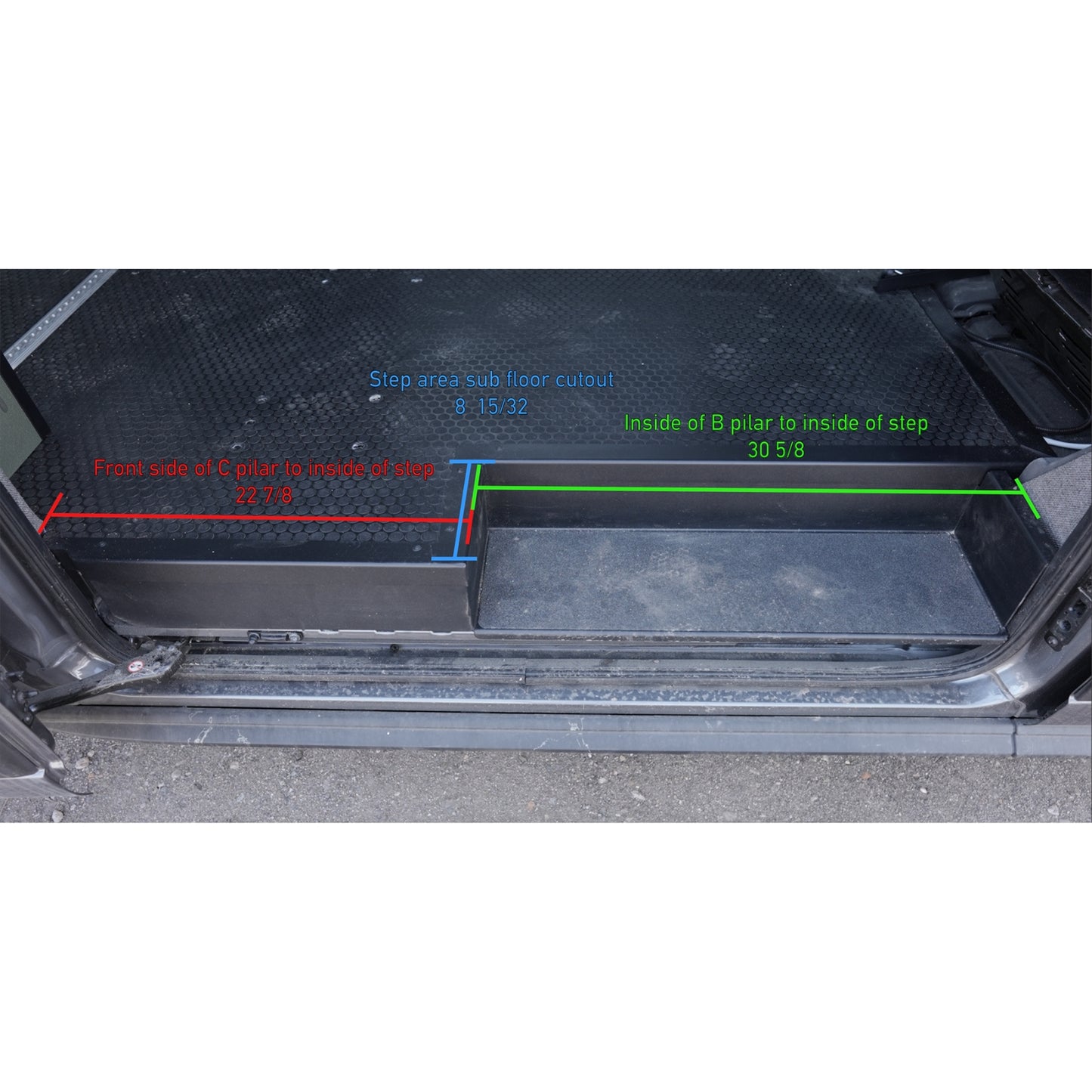 Transit Floor Step & Trim