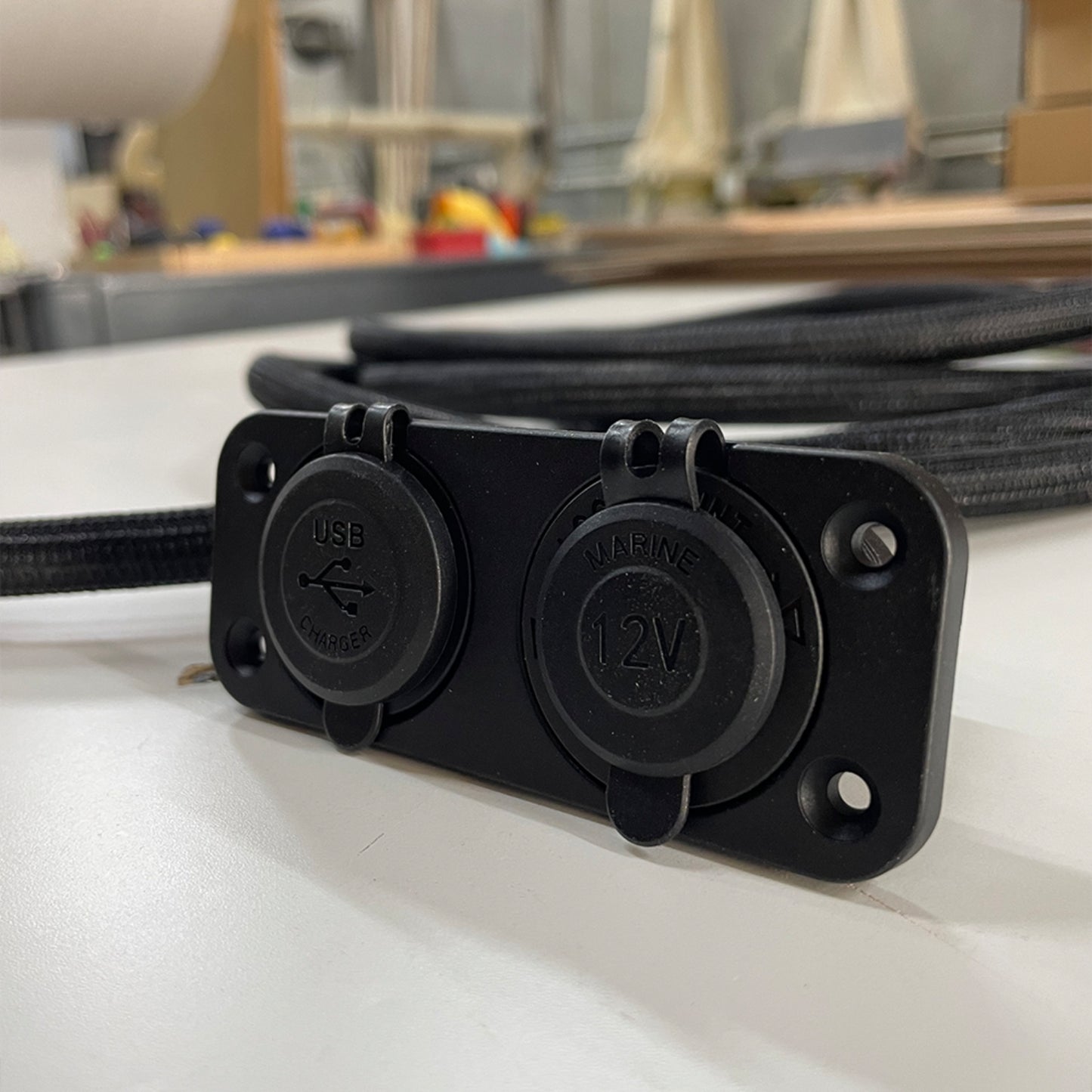 Pre-Wired 12-24VDC Outlet