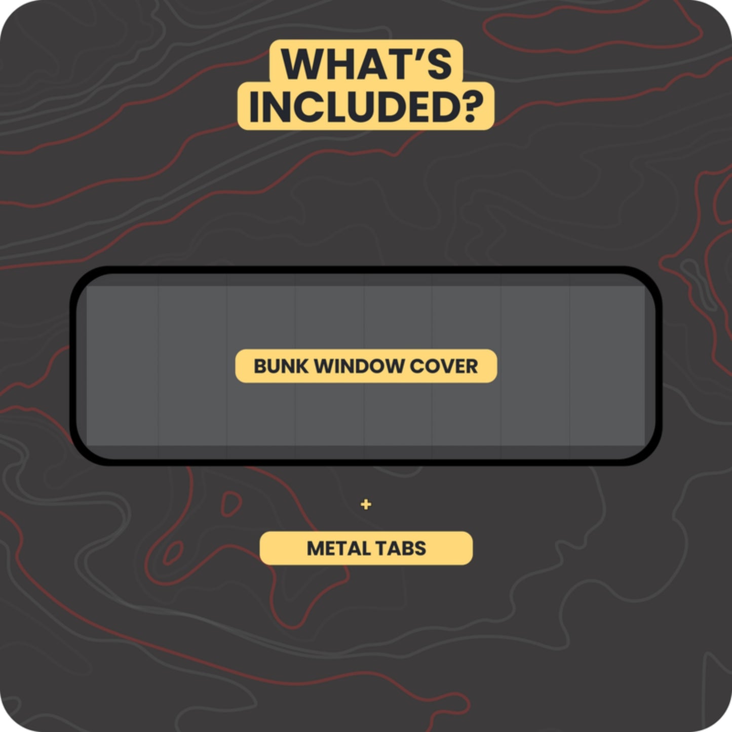 Bunk Window Cover - CRL
