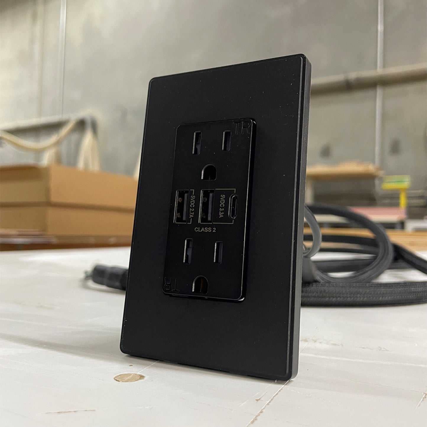 Pre-Wired 120VDC Outlet