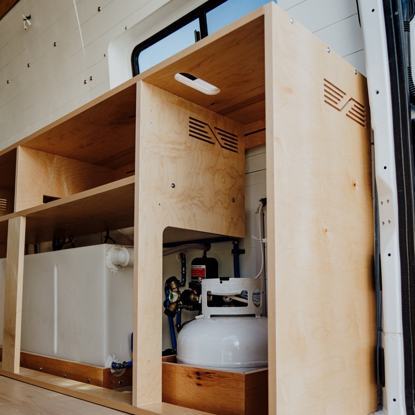 Serge Supply Wheel Well Cabinets