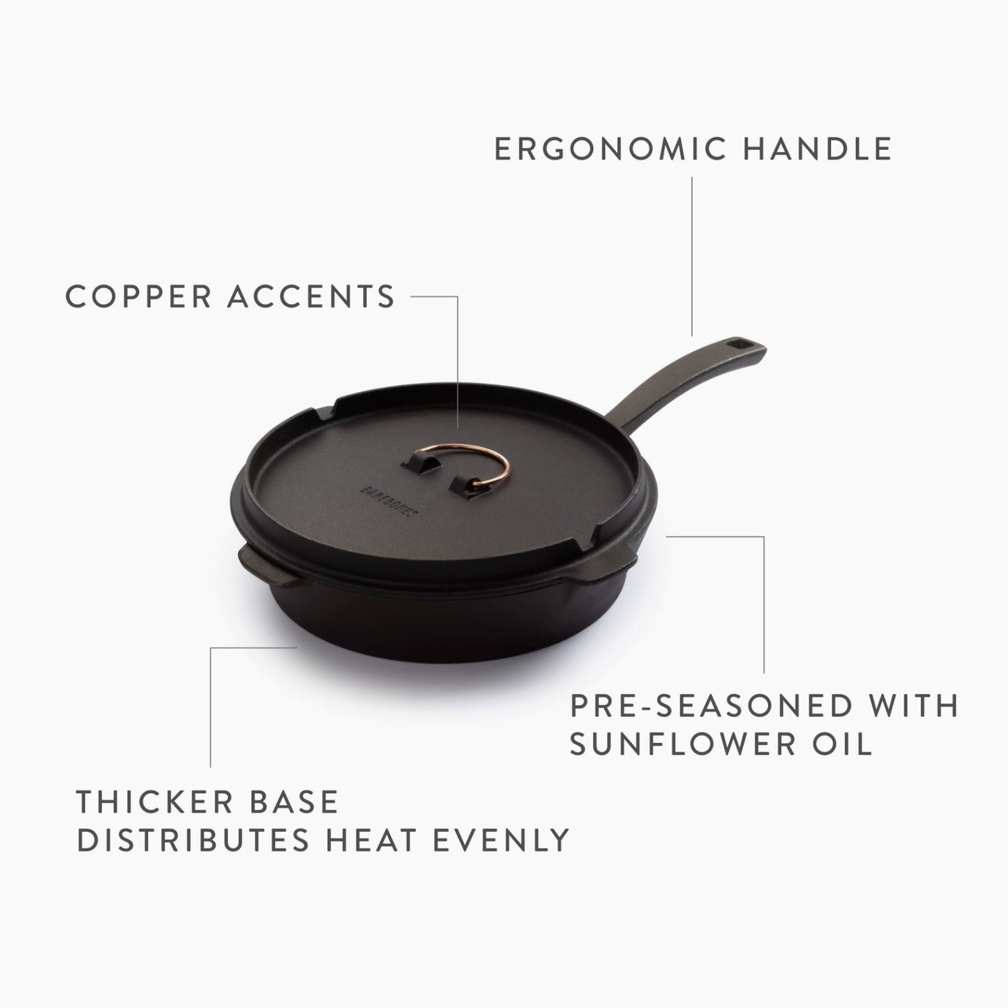 ALL-IN-ONE CAST IRON SKILLET