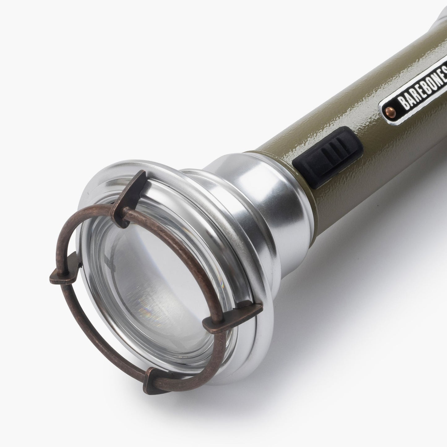 Vintage Flashlight - Olive Drab