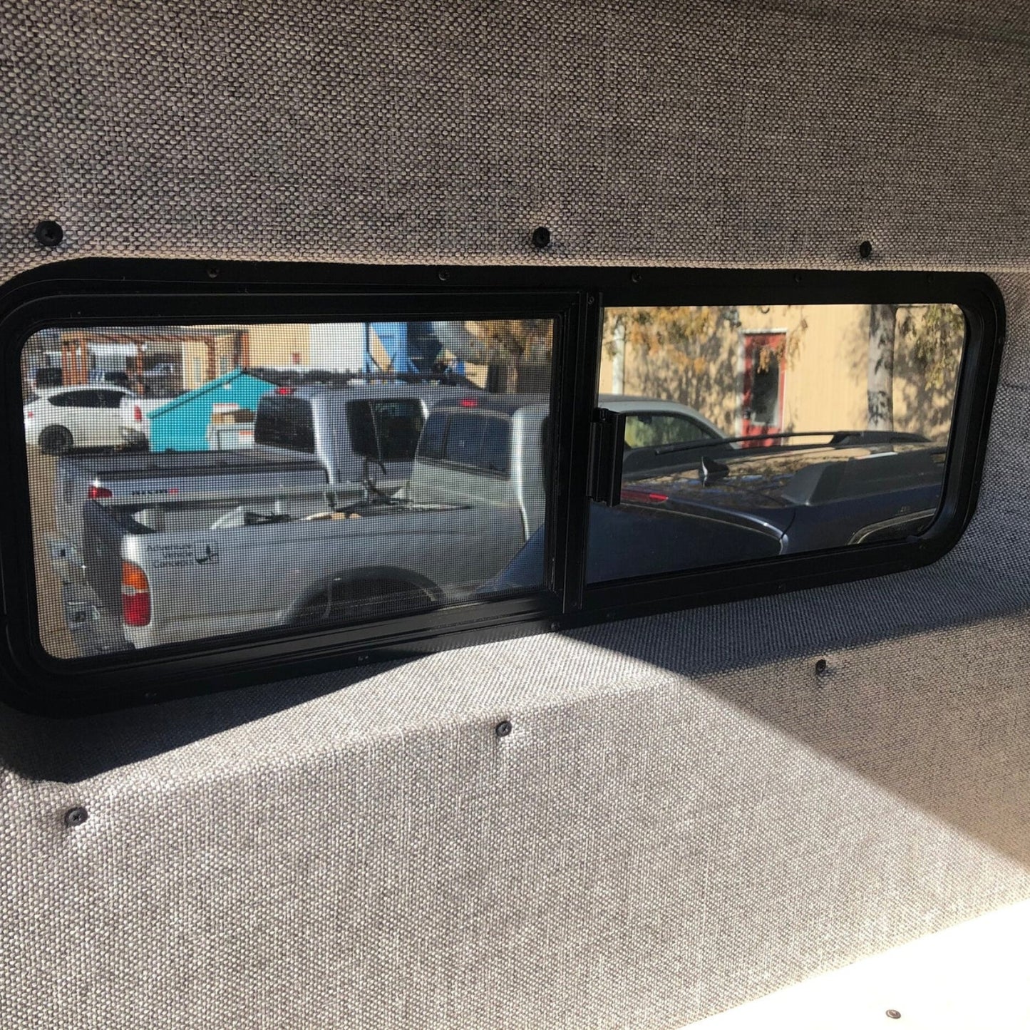 Transit Rear Pill Shaped Window Frame