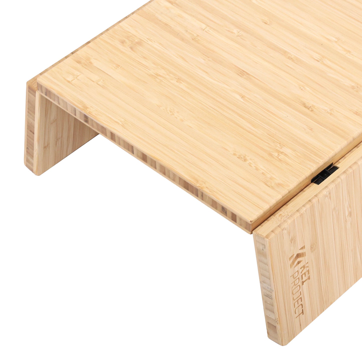 Bamboo Folding Table with Cup Holders