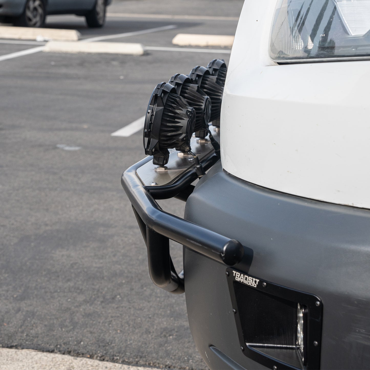 Transit Tubular Full Front Bumper