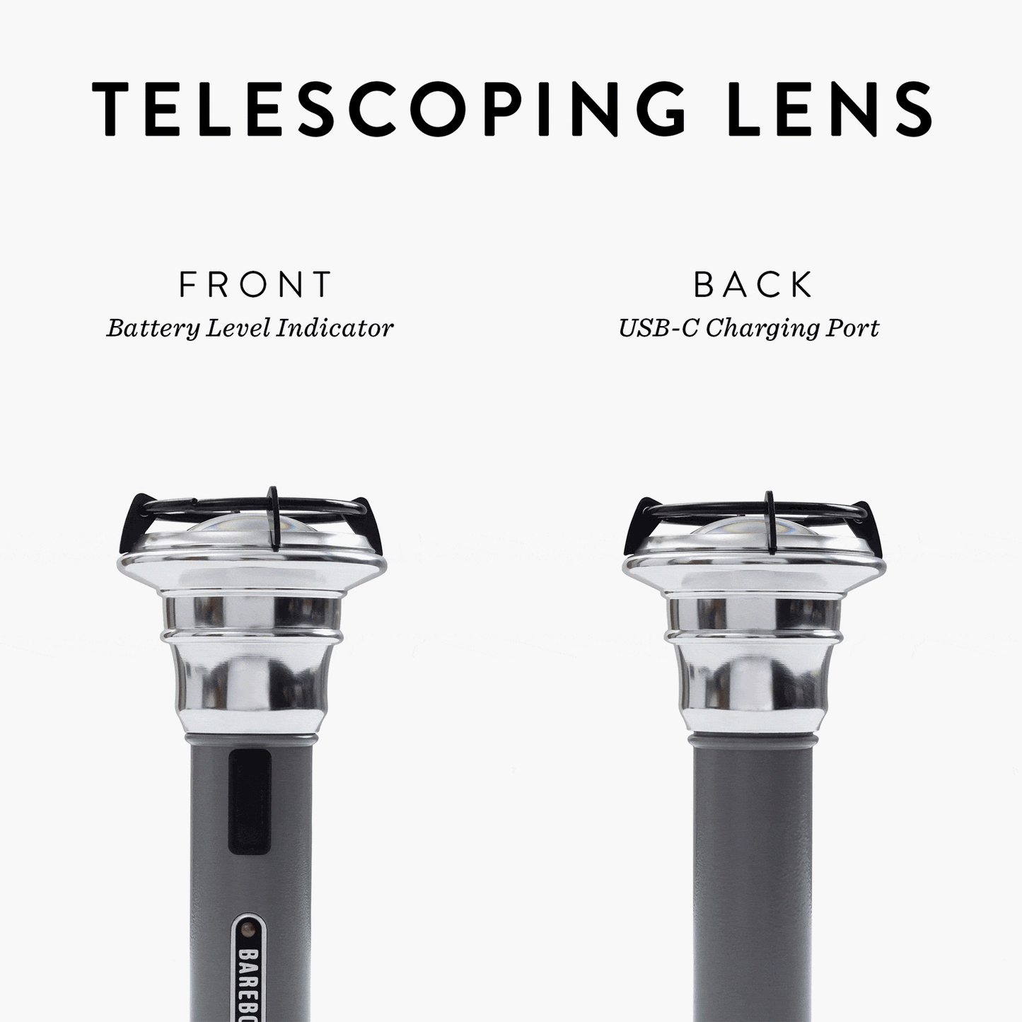 Vintage Flashlight - Slate Grey