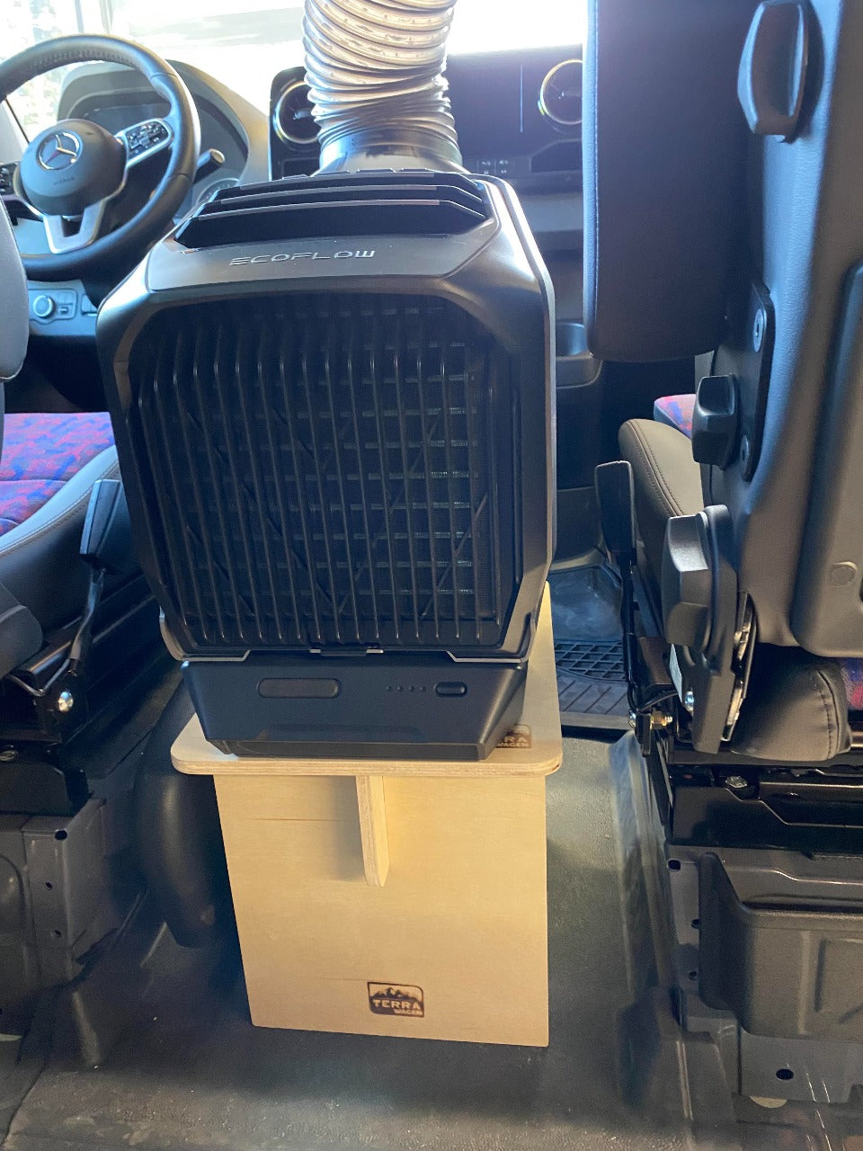 EcoFlow Wave 2 & 3 Window Vent – ABS Vent with Bug Mesh for Sprinter, Transit & ProMaster