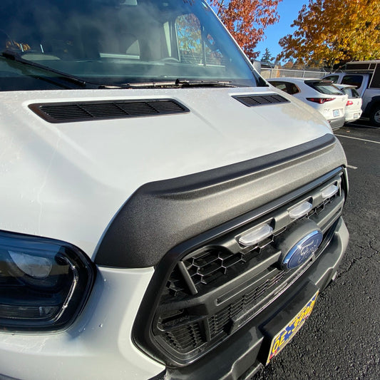 Aero Hood Spoiler for Ford Transit 2021+ – Paint Protection and Debris Deflection