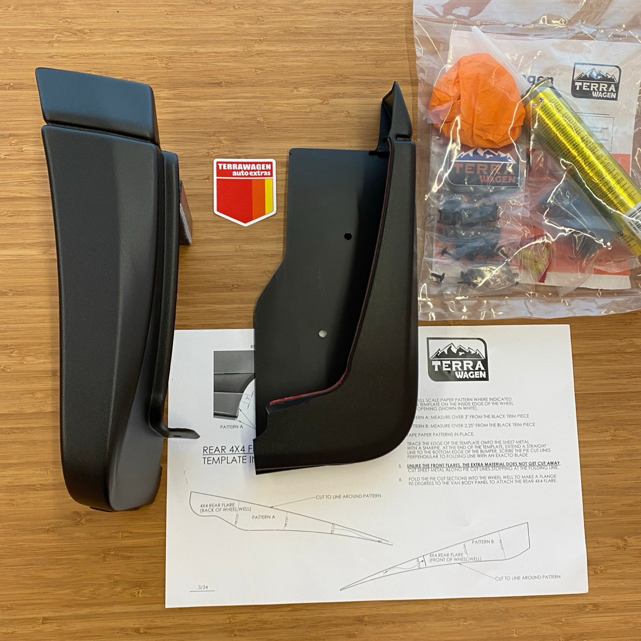 Rear Mondo Mudguard Kit for Sprinter – Rear Clearance Solution for Lar