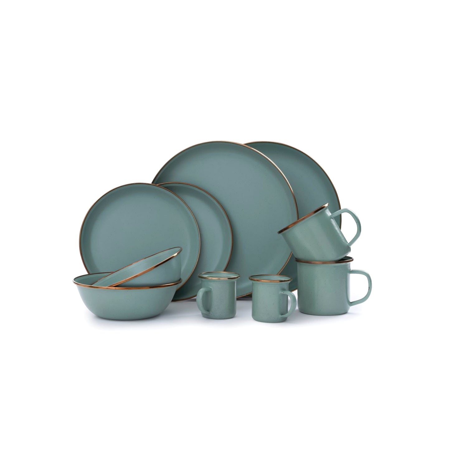 Enamelware Dining Camper Van Collection - MINT