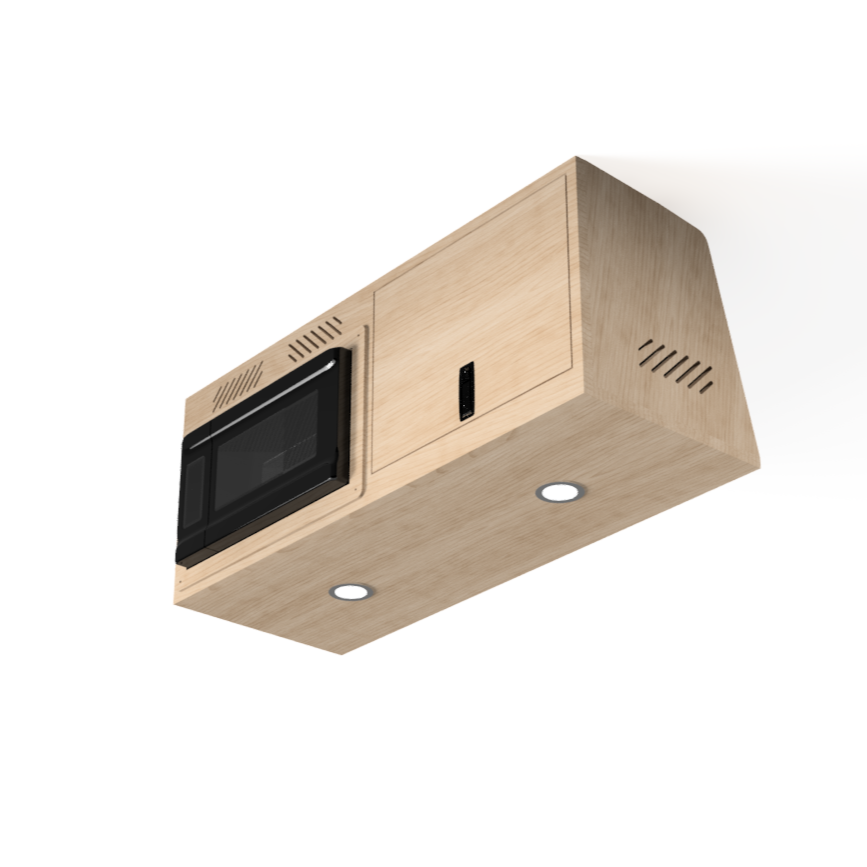 Microwave Cabinet for Sprinter, Transit and Promaster Vans