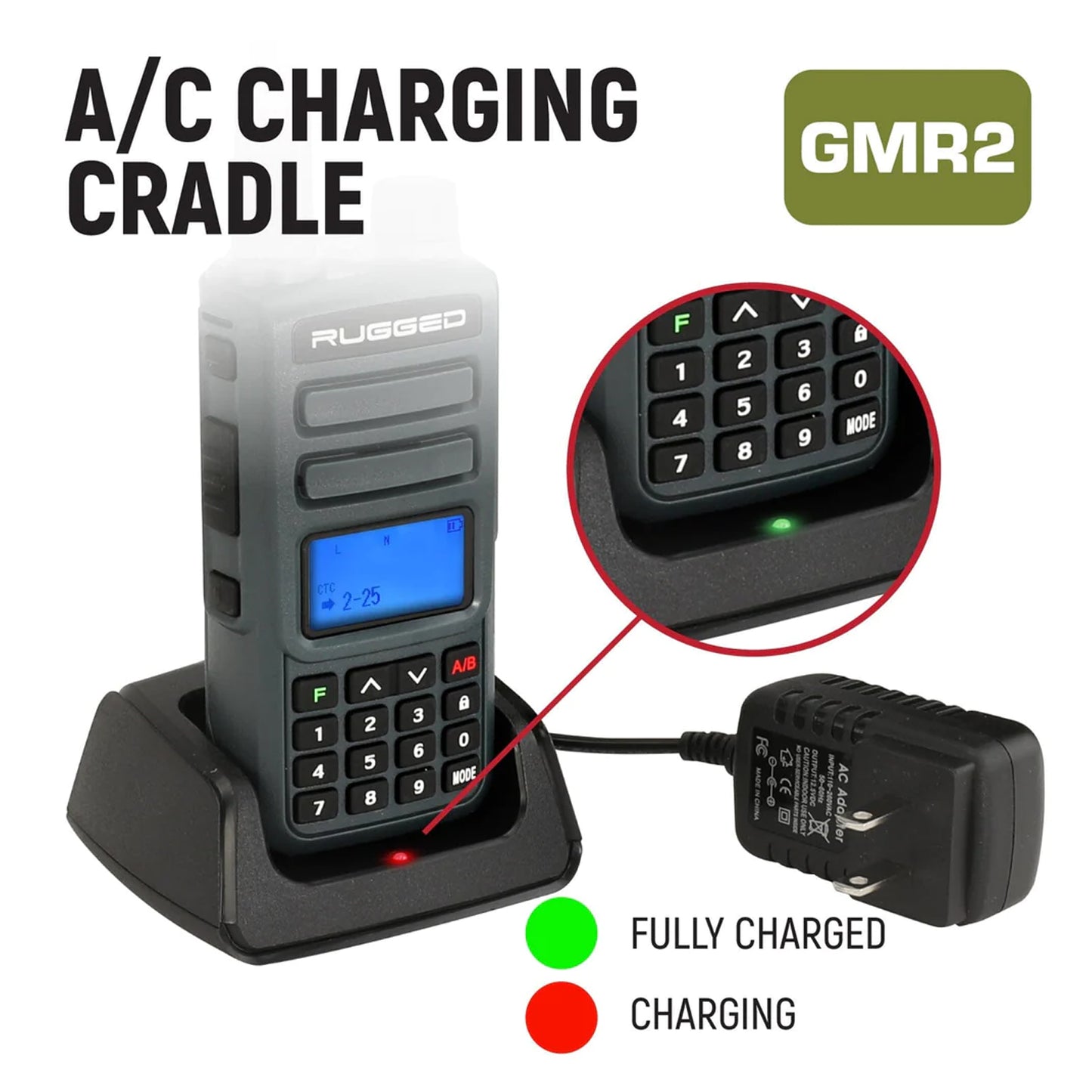 ADVENTURE PACK - Rugged GMR2 GMRS and FRS Hand Held Radios pair