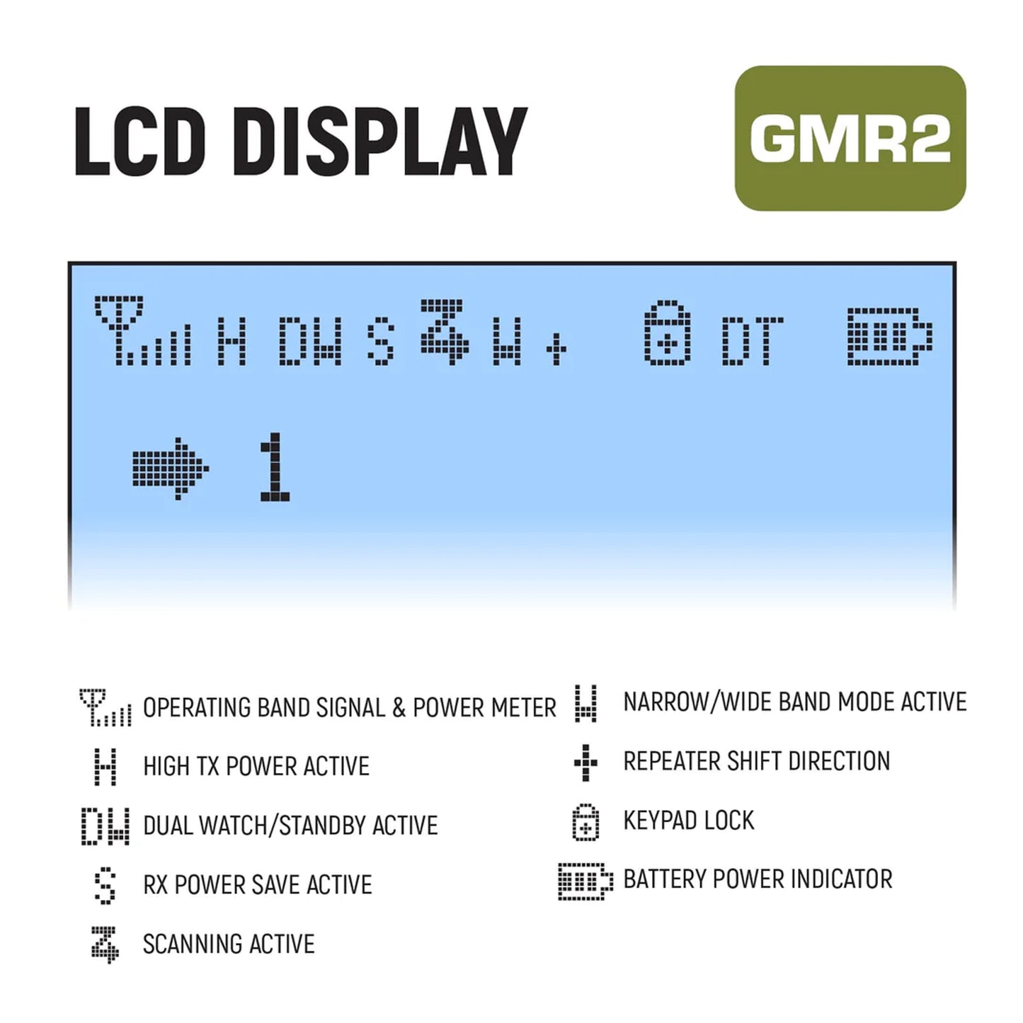 Rugged GMR2 GMRS/FRS Handheld Radio - Grey