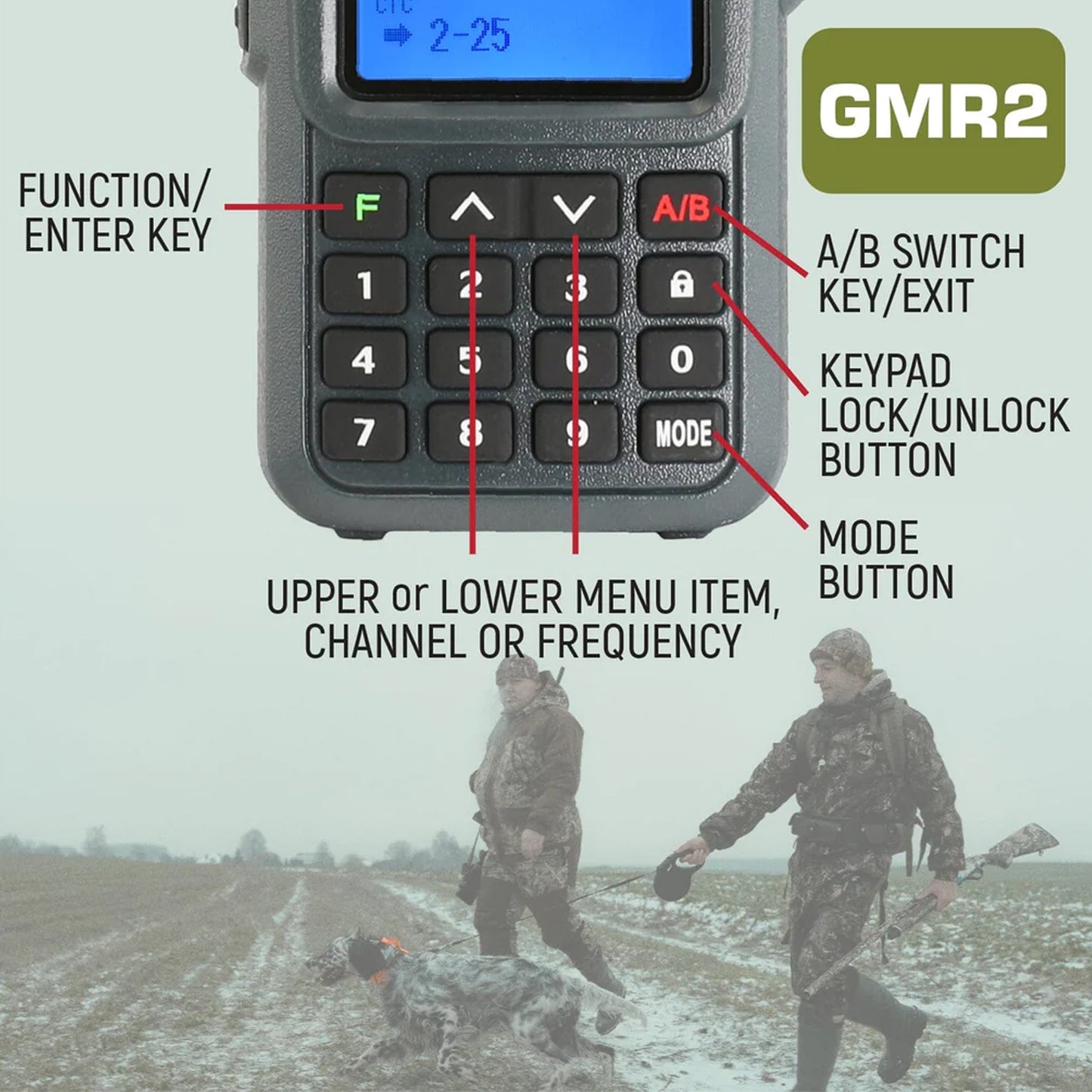 ADVENTURE PACK - Rugged GMR2 GMRS and FRS Hand Held Radios pair