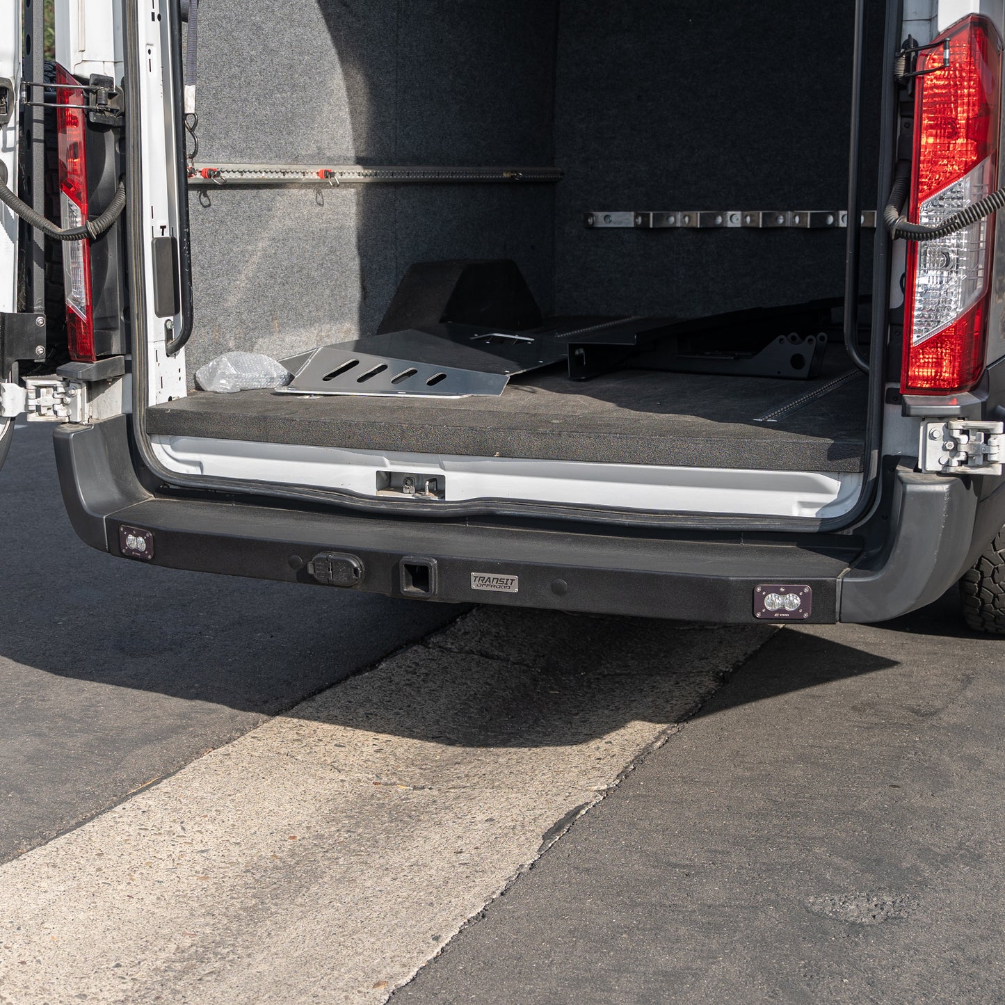 Transit Heavy Duty Rear Bumper