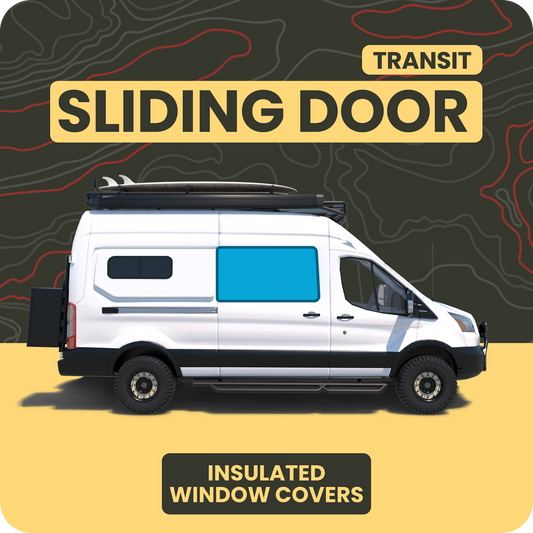 Transit Sliding Door Window Cover
