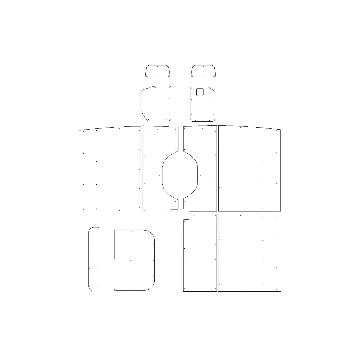 Serge Supply Sprinter Wall Panel Kit