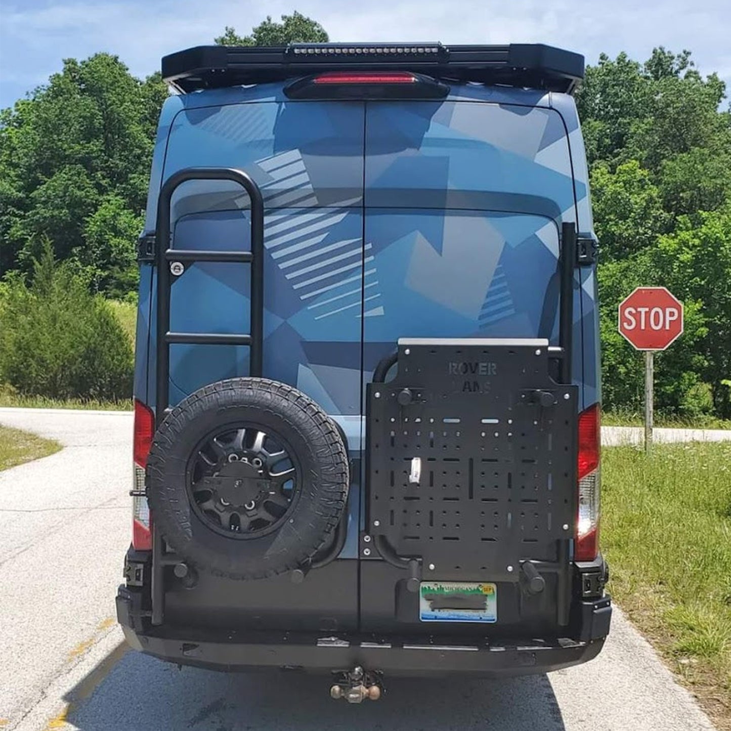 Transit Tire Carrier & Ladder Combo