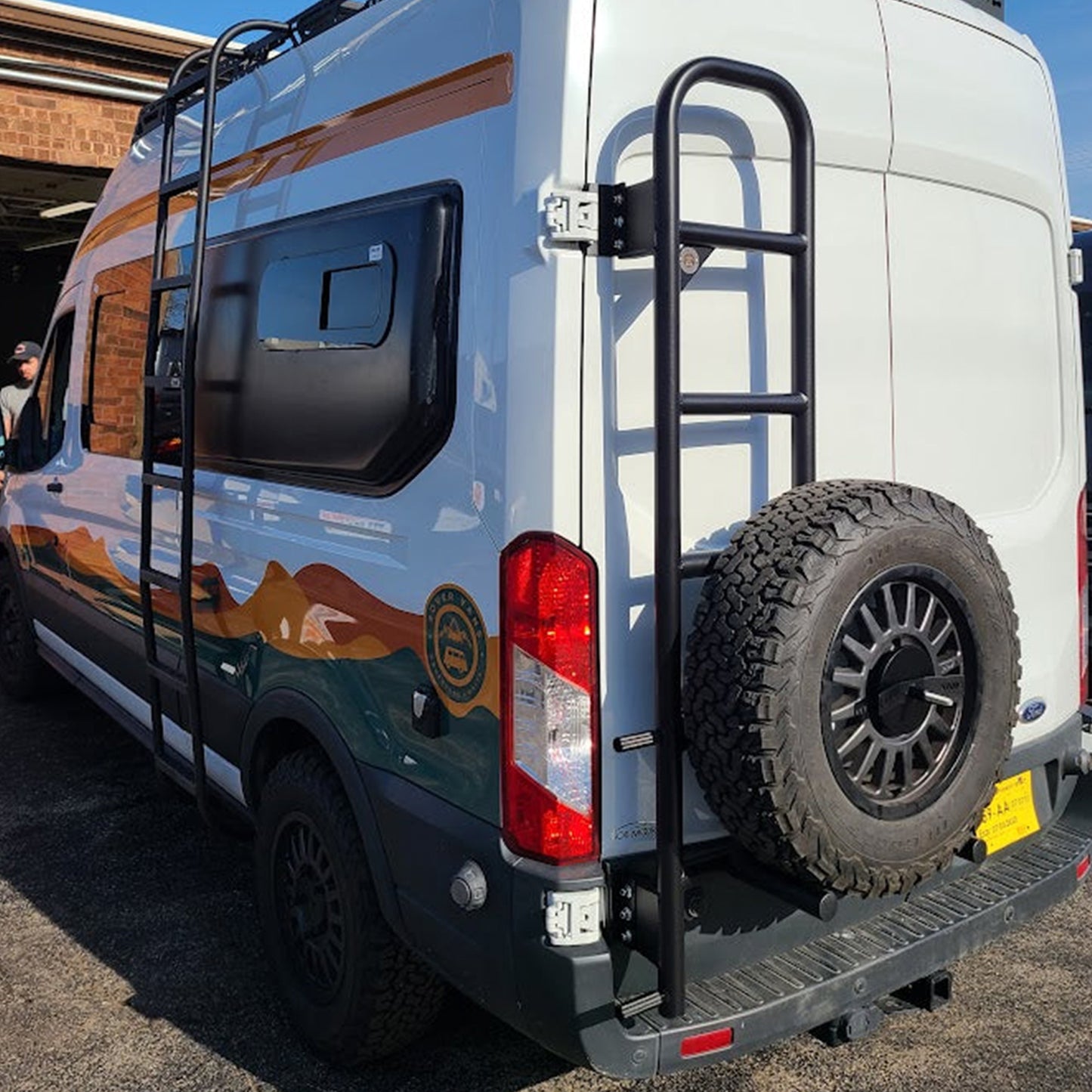 Transit Tire Carrier & Ladder Combo