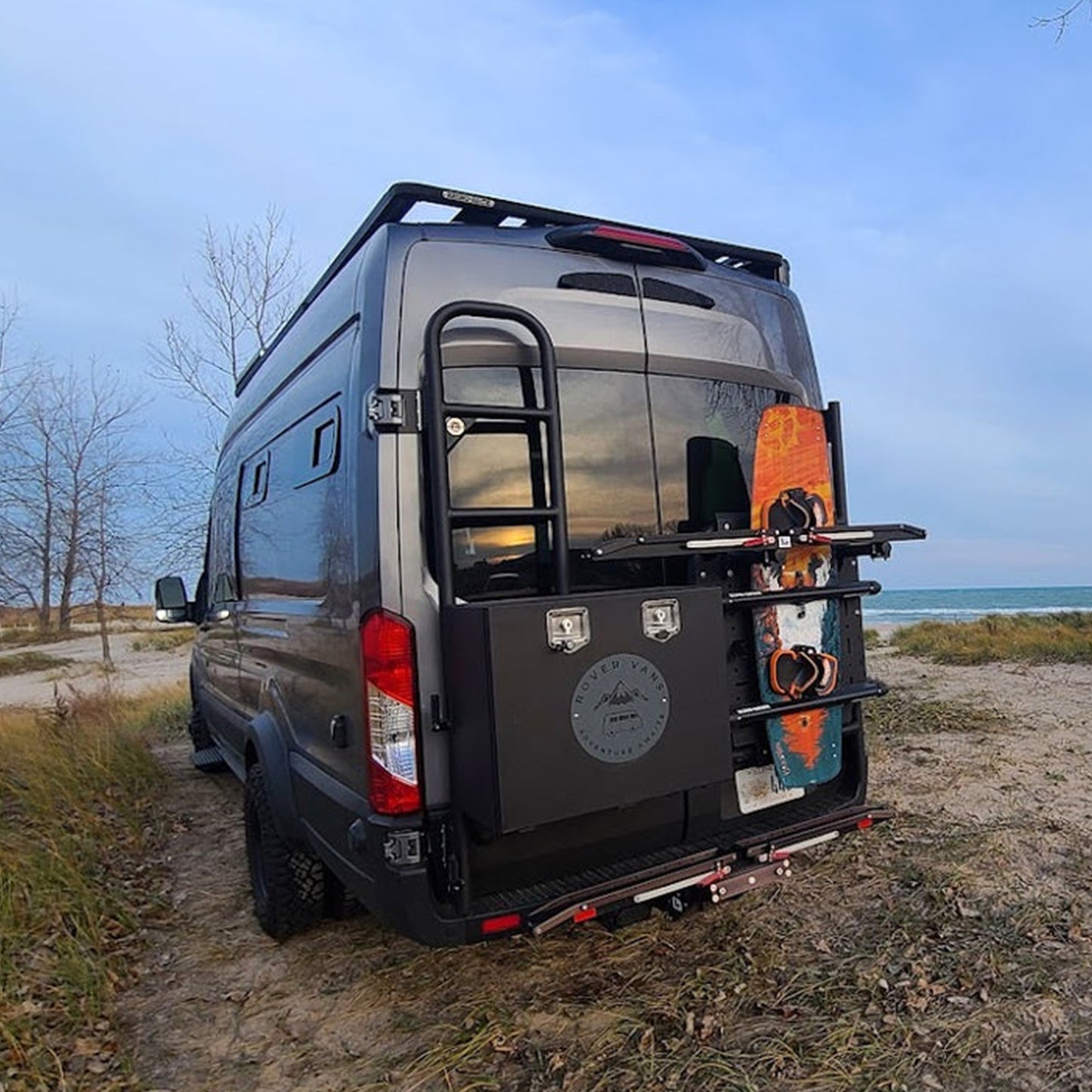 Transit Tire Carrier & Ladder Combo