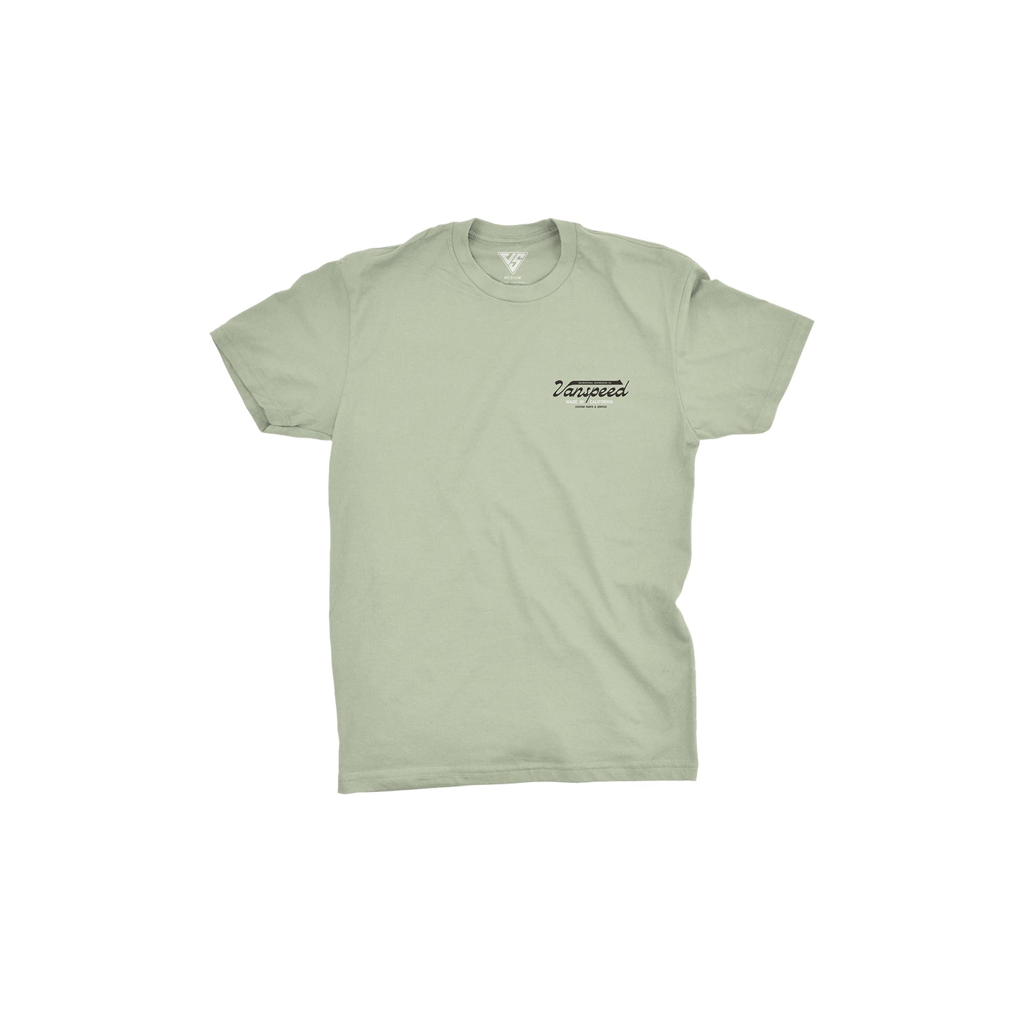Vanspeed Script Tee - Sage