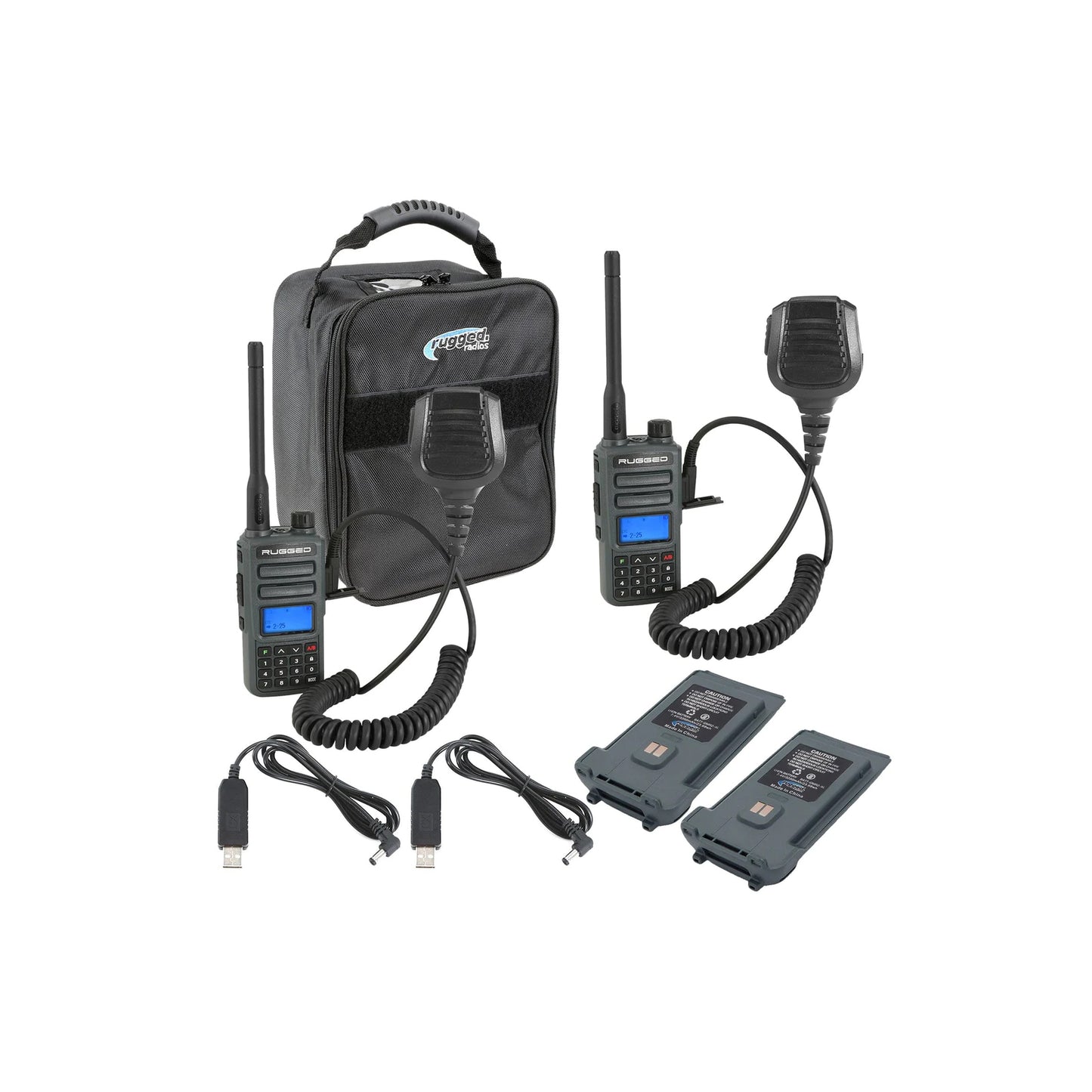 ADVENTURE PACK - Rugged GMR2 GMRS and FRS Hand Held Radios pair