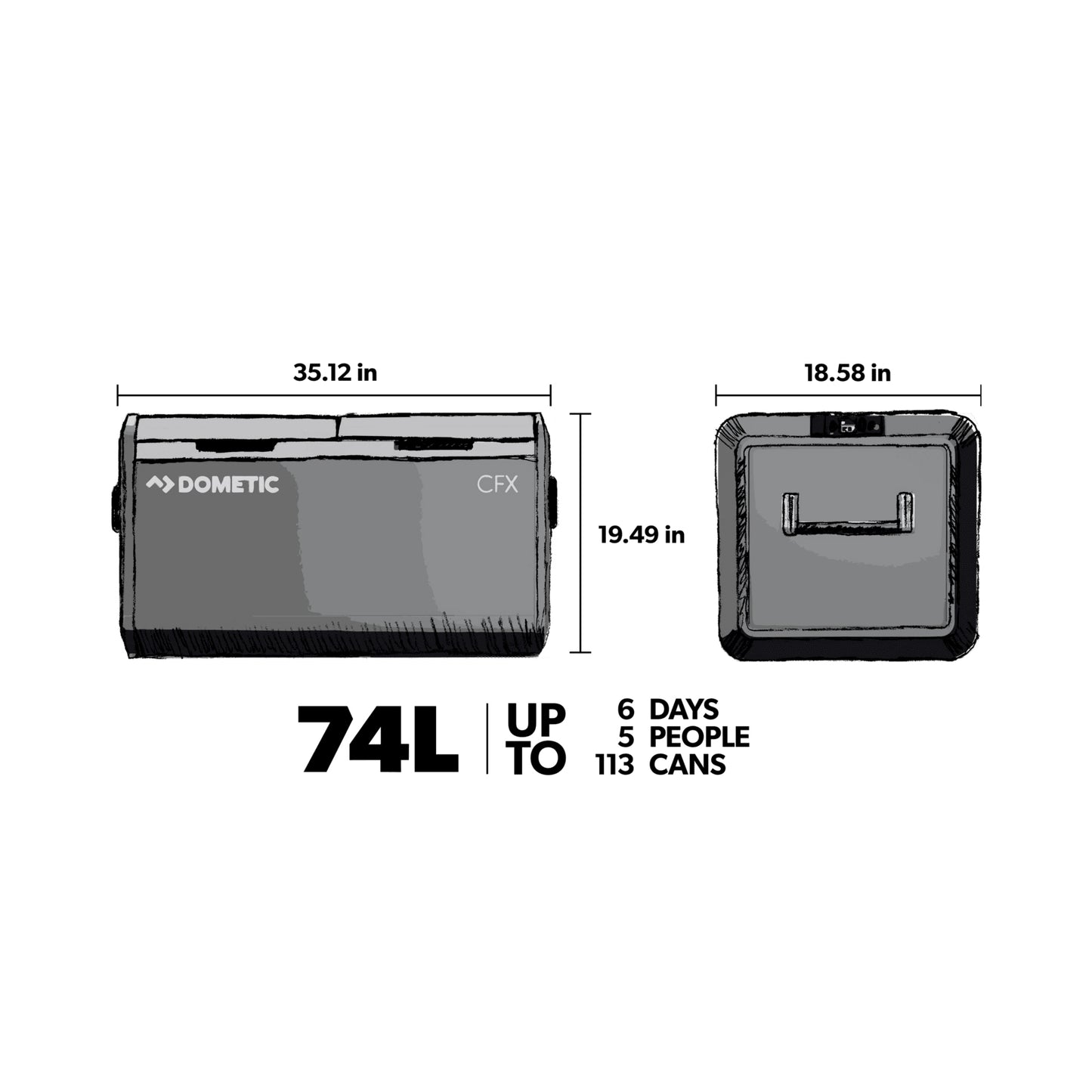 Dometic CFX3 75DZ