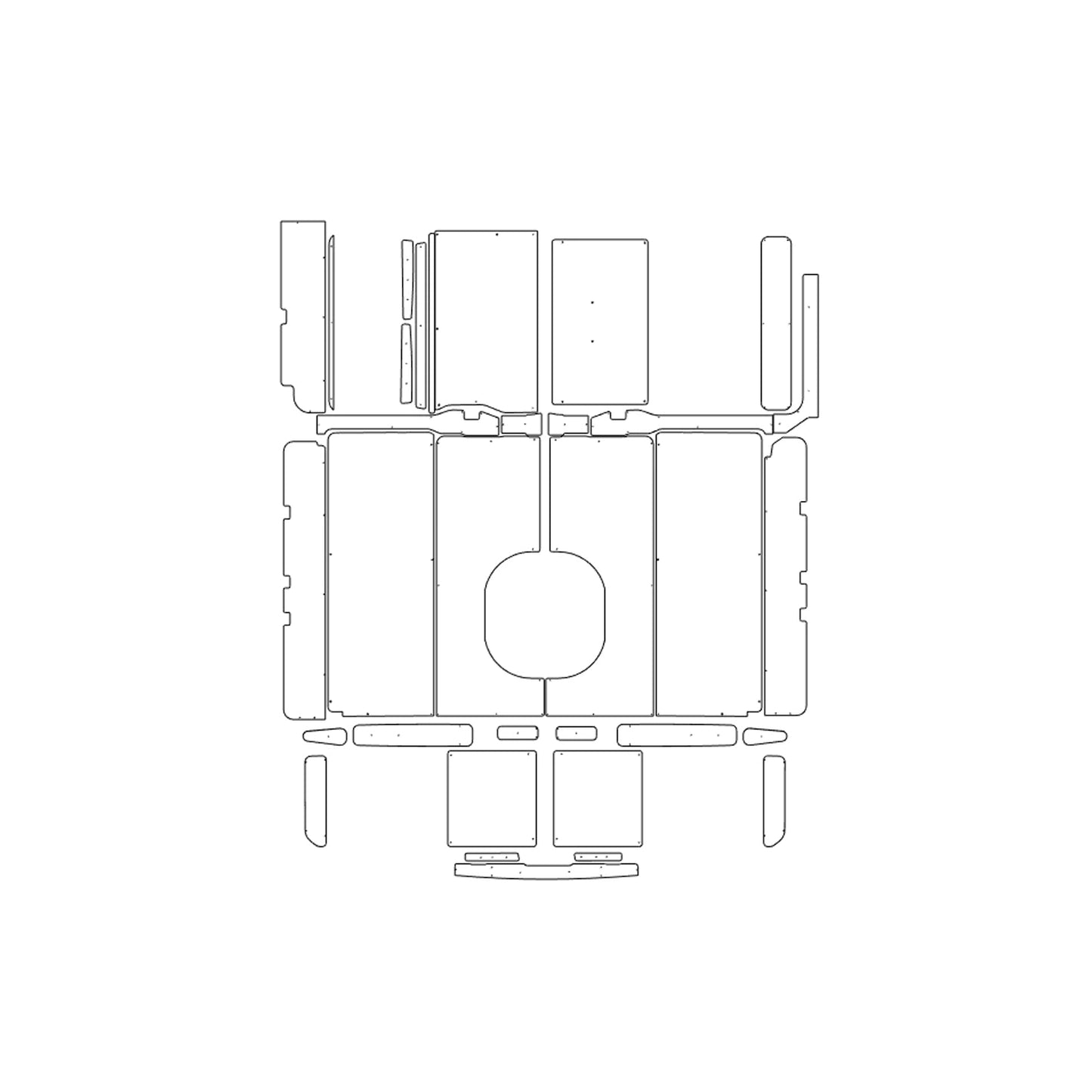 Serg Supply Promaster Wall Panel Kit
