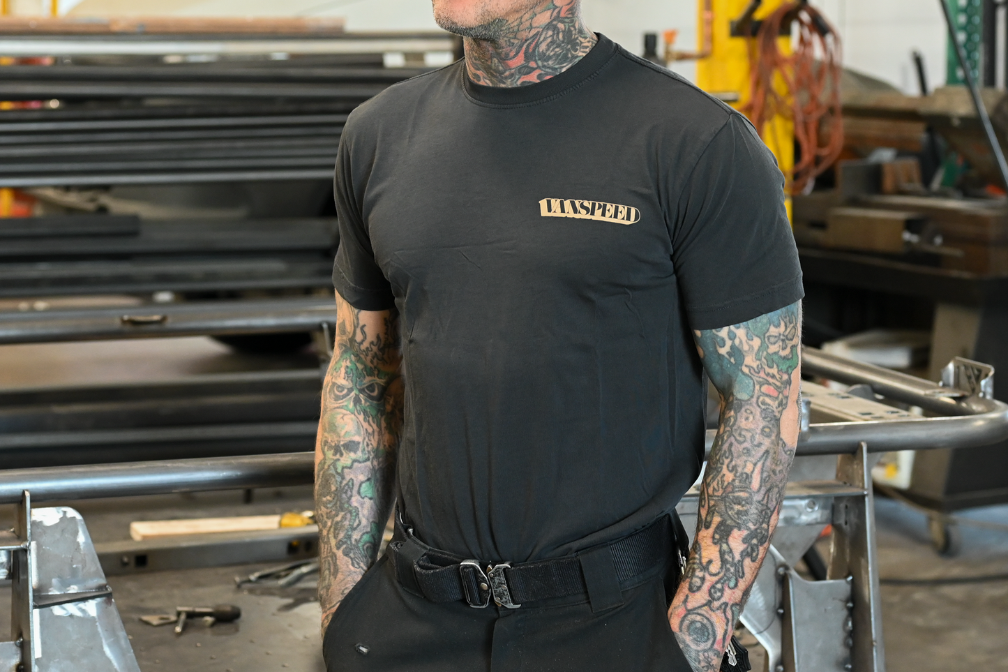 Vanspeed Shop Tee - Washed Black