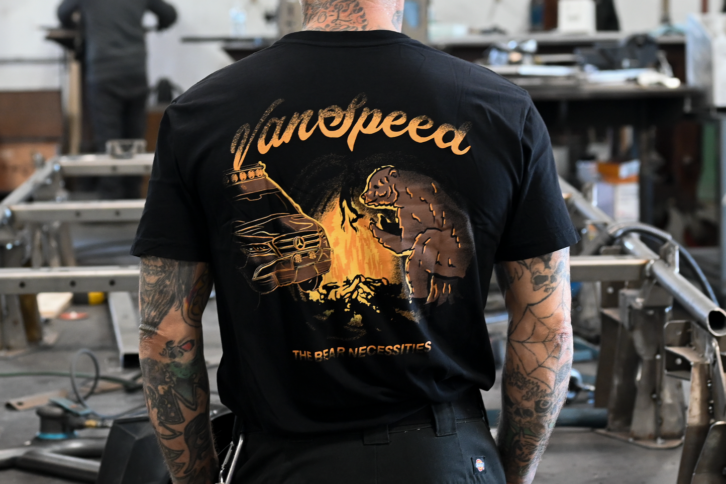 Vanspeed Bear Tee - Black
