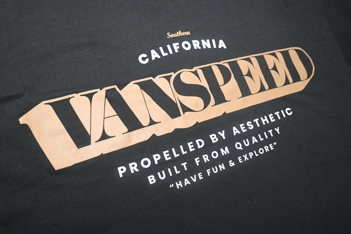 Vanspeed Shop Tee - Washed Black