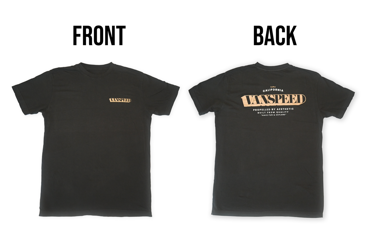 Vanspeed Shop Tee - Washed Black