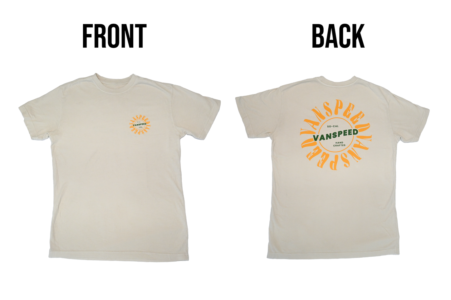 Vanspeed Sunrise Tee - Bone