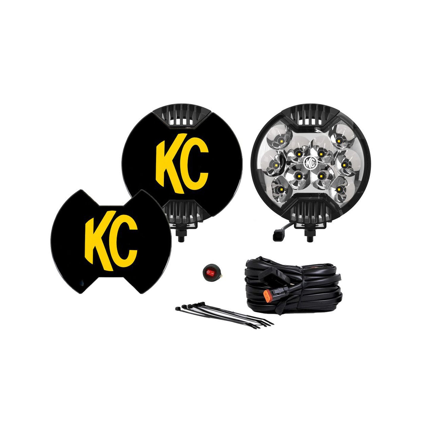 6" SlimLite LED - 2-Light System - 50W Spot Beam