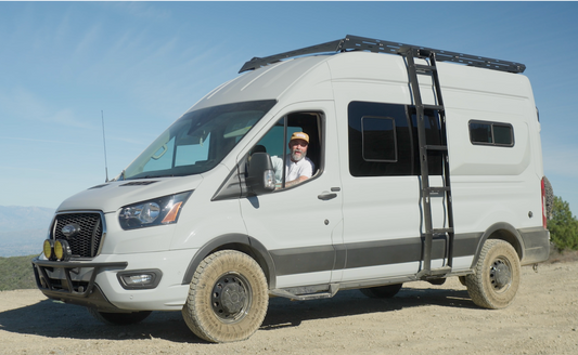 Introducing the Vanspeed Transit Scout Side Steps & Side Ladder