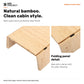 Bamboo Folding Table for Camper Vans – Cup Holder or Tri-Fold