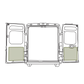 Ram Promaster Lower Rear Door Storage Panels (Rear)