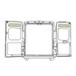 Ram Promaster Upper Rear Door Storage Panels (Pair)
