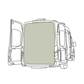 Ford Transit Bug Screen - Rear Door
