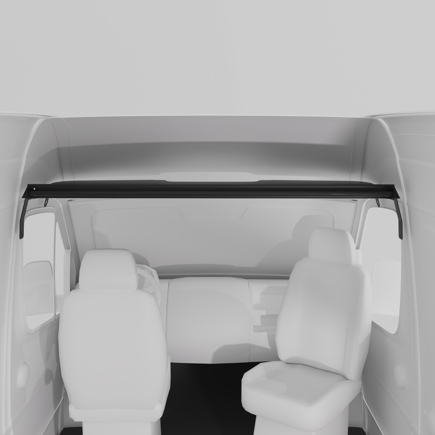 2019+ Sprinter Headliner Shelf with Curtain Rod