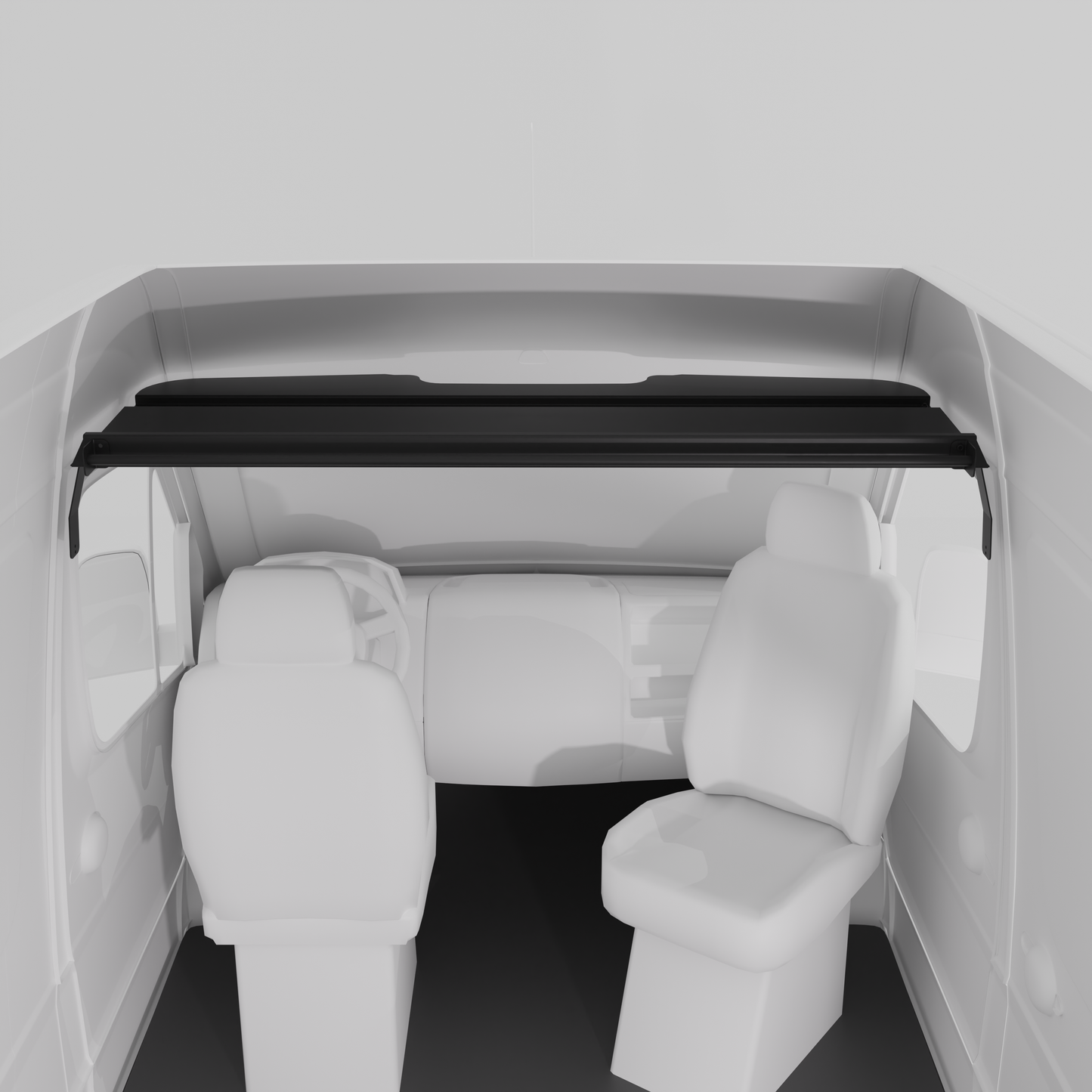 2019+ Sprinter Headliner Shelf with Curtain Rod