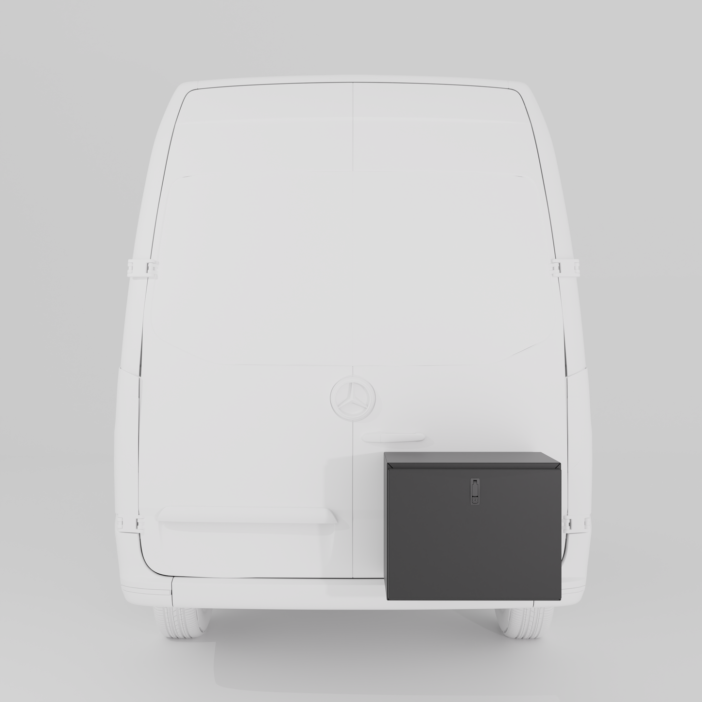 Exterior Box with Drop Down Door