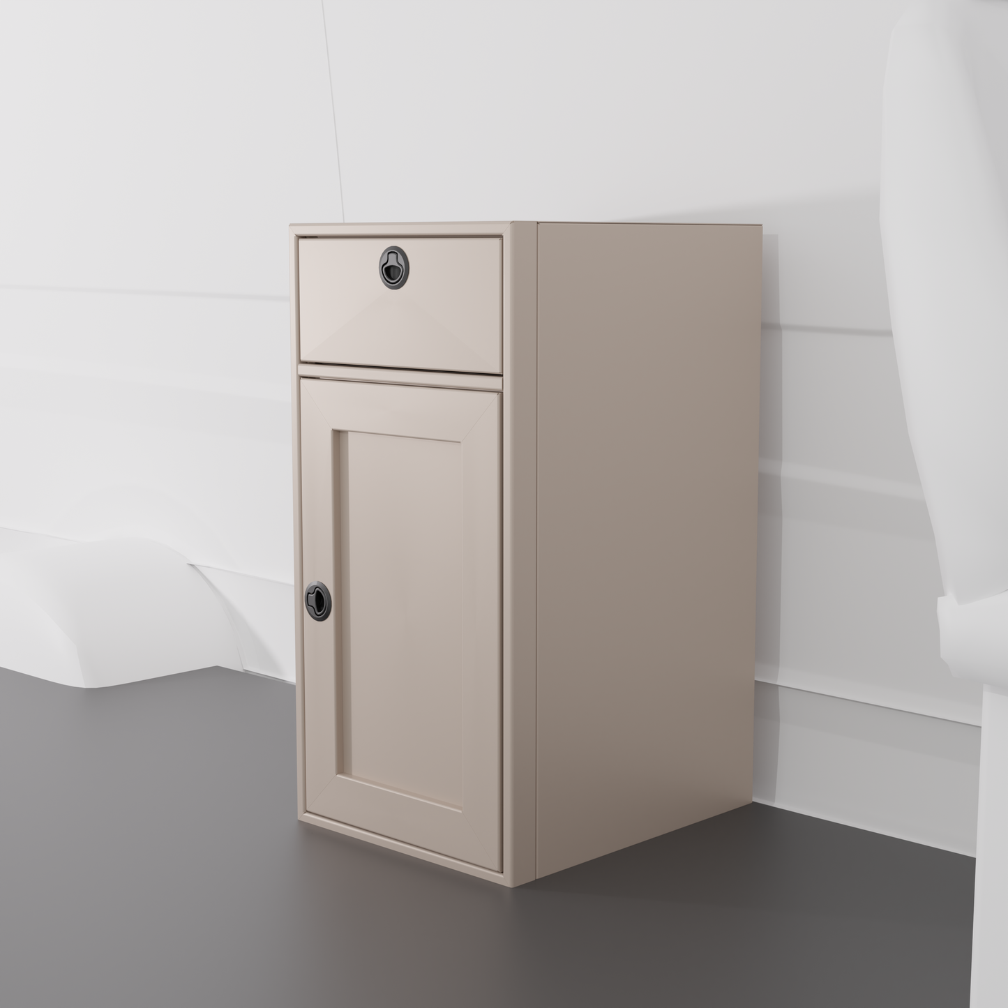 18" Base One Door and One Drawer