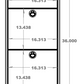 18" Three Drawer Base Cabinet