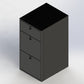18" Three Drawer Base Cabinet