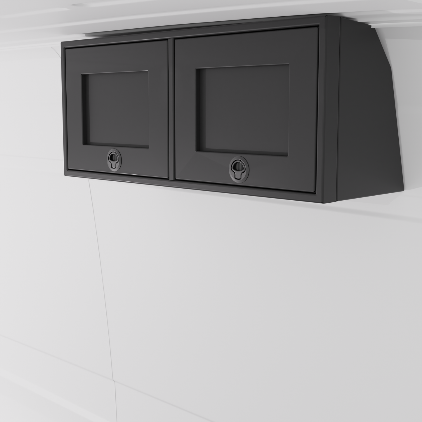 36" Upper Cabinet (Angled) - 36" x 13" x 15"